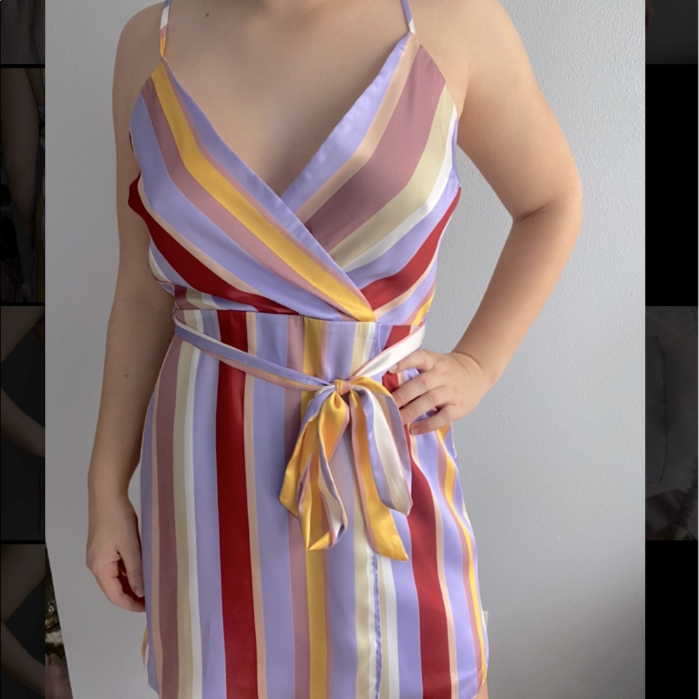 Multicolor Stripes Dress